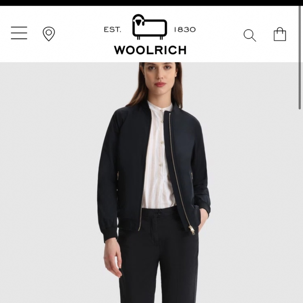 Woolrich:  Charlotte Bomber Midnight Blue